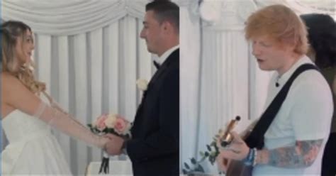 Ed Sheeran crashes Vegas wedding